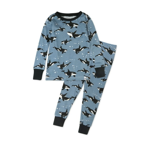 Honest Baby Clothing Organic Cotton Boy/Girl 2-Piece Long Sleeve Pajama Set, 12m to 24m