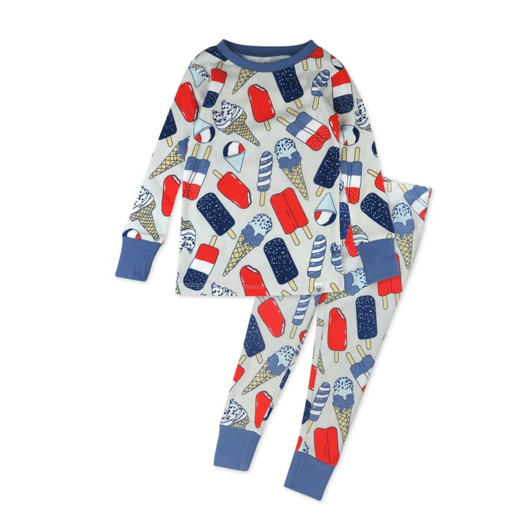 Honest Baby Clothing Organic Cotton Pajama Set, 12-24m, Soft Long