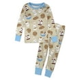 thumbnail image 1 of Honest Baby Clothing Organic Cotton Boy/Girl 2-Piece Long Sleeve Pajama Set, 12m to 24m, 1 of 7