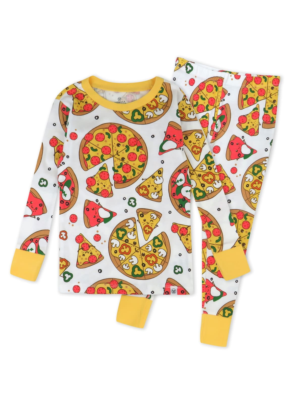Honest Baby Clothing Organic Cotton Boy/Girl 2-Piece Long Sleeve Pajama Set, 18M to 5T