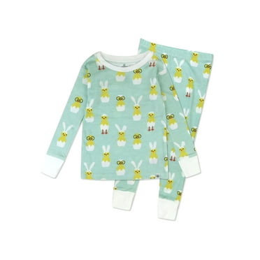 Honest Baby Clothing Organic Cotton Boy/Girl 2-Piece Long Sleeve Pajama Set, 18M to 5T