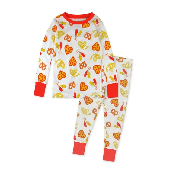 Honest Baby Clothing Organic Cotton Boy/Girl 2-Piece Long Sleeve Pajama Set, Sizes 12M to 5T