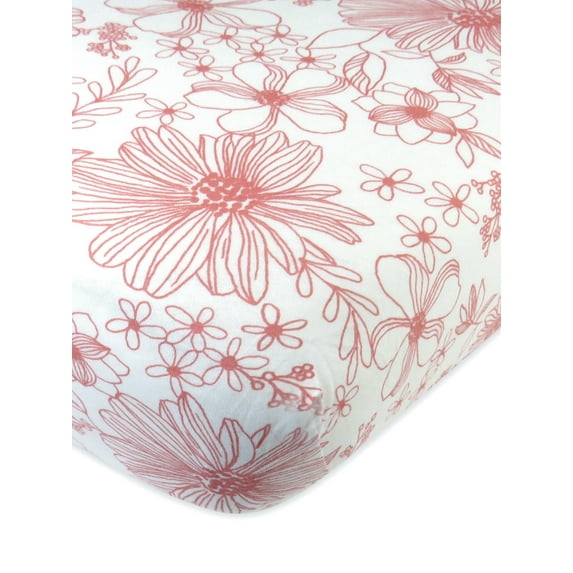 Honest Baby Clothing Organic Cotton Boy/Girl Fitted Crib Sheet