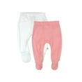 thumbnail image 1 of Honest Baby Clothing Organic Cotton Boy/Girl Footed Harem Pants, 2-Pack, Newborn-9 Months, 1 of 6