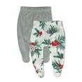 thumbnail image 1 of Honest Baby Clothing Organic Cotton Boy/Girl Footed Harem Pants, 2-Pack, Newborn-9 Months, 1 of 4