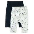 thumbnail image 1 of Honest Baby Clothing Organic Cotton Boy/Girl Footless Harem Pants, Newborn to 24m, 2-Pack, 1 of 7