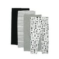 thumbnail image 1 of Honest Baby Clothing Organic Cotton Boy/Girl Leggings, 0-3m to 24m, 4-Pack, 1 of 4