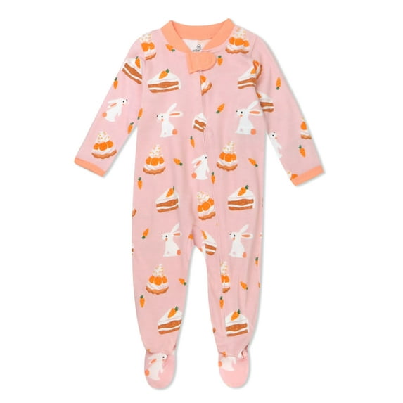 Honest Baby Clothing Organic Cotton Easter Baby Boy/Girl Sleep N Play, Sizes Newborn-9 Months