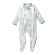 Honest Baby Clothing Organic Cotton Boy/Girl Long Sleeve Sleep N Play Footed Pajamas, Sizes Preemie-24 Months