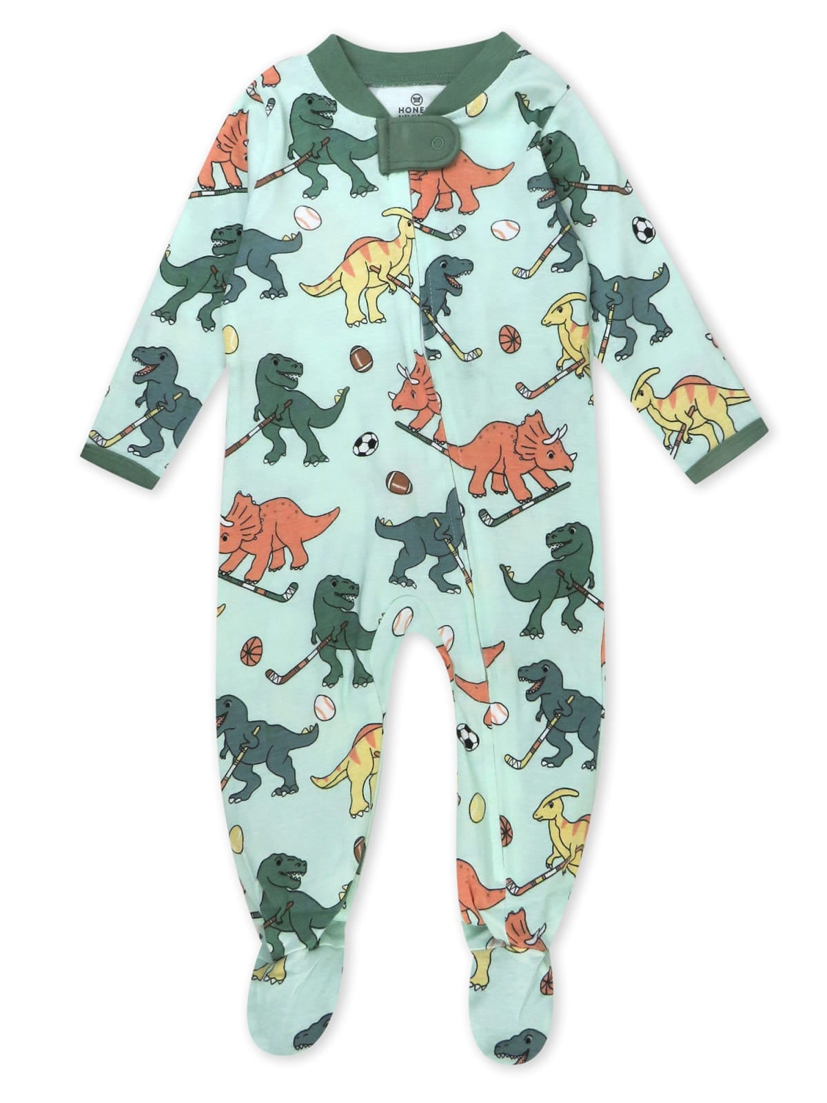 Honest Baby Clothing Organic Cotton Boy/Girl Long Sleeve Sleep N Play ...
