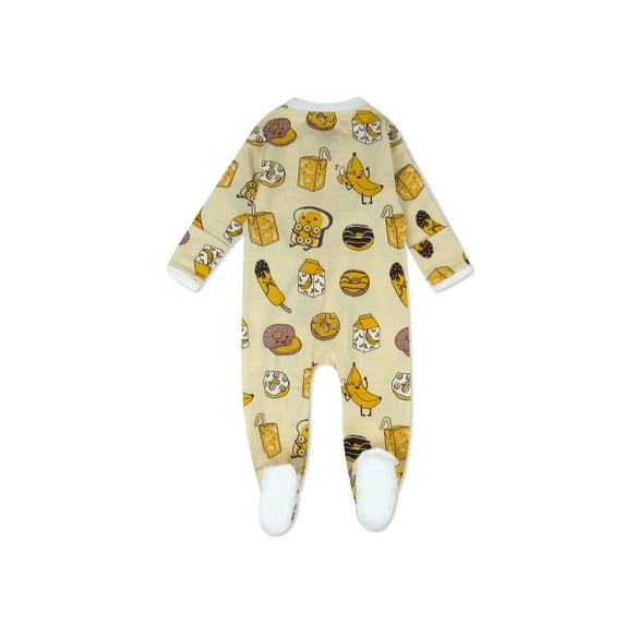 Honest Baby Clothing Organic Cotton Boy/Girl Long Sleeve Sleep N Play, Newborn to 9 Months