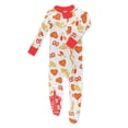 thumbnail image 1 of Honest Baby Clothing Organic Cotton Boy/Girl Long Sleeve Snug-Fit Footed Pajamas (12 - 24 Months), 1 of 7
