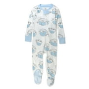 Honest Baby Clothing Organic Cotton Boy/Girl Long Sleeve Snug-Fit Footed Pajamas (12 - 24 Months)
