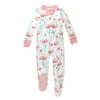 Actual Color: Strawberry Pink Floral, Clothing Size: 12 Months