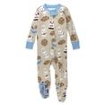 thumbnail image 1 of Honest Baby Clothing Organic Cotton Boy/Girl Long Sleeve Snug-Fit Footed Pajamas (12 - 24 Months), 1 of 7
