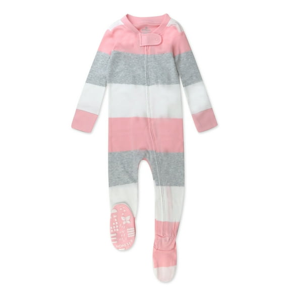 Honest Baby Clothing Organic Cotton Boy/Girl Long Sleeve Snug-Fit Footed Pajamas (12 - 24 Months)