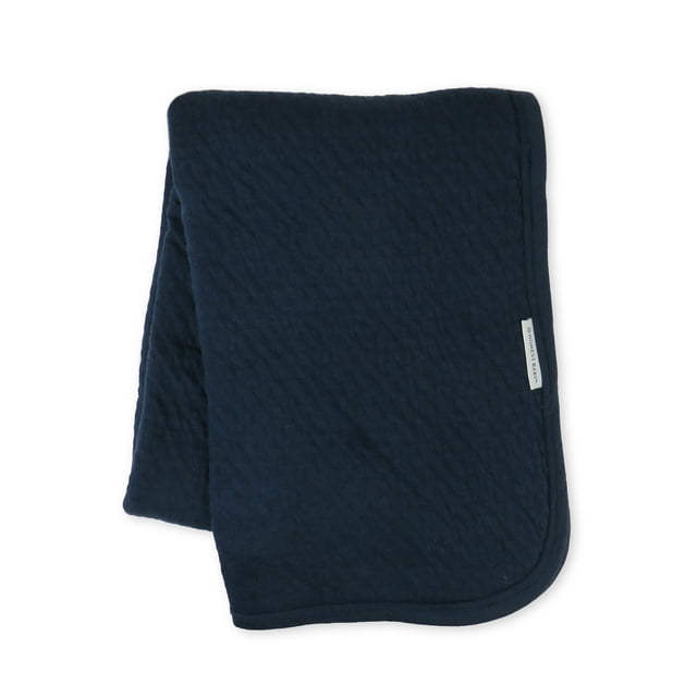 Honest Baby Clothing Organic Cotton Boy/Girl Receiving Blanket, Navy
