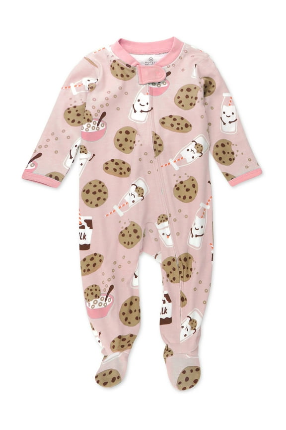 Organic Cotton Boy or Girl 2-Piece Long Sleeve Pajama Set, 12 Months to 7 Years