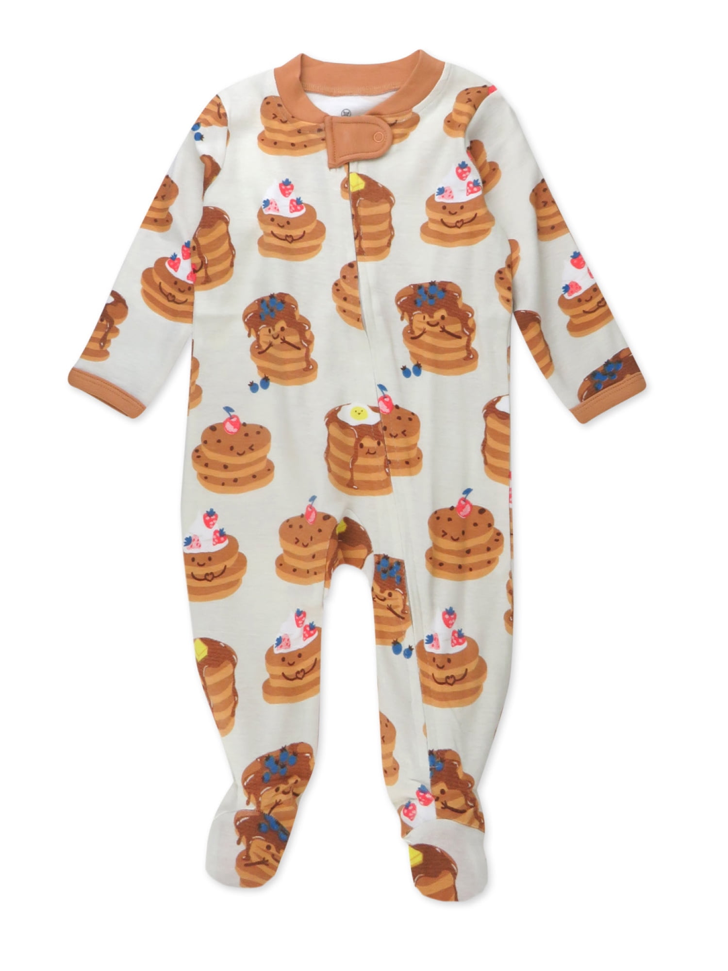 Honest Baby Clothing Organic Cotton Boy or Girl Long Sleeve Sleep N Play, Newborn to 9 Months