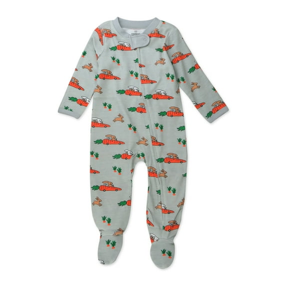 Honest Baby Clothing Organic Cotton Easter Baby Boy/Girl Sleep N Play, Sizes Newborn-9 Months