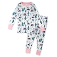 thumbnail image 1 of Honest Baby Clothing Toddler Boy or Girl Gender Neutral Organic Cotton Christmas Pajamas, 2 Piece (2T-7Y), 1 of 7