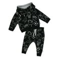 thumbnail image 1 of Honest Baby Cothing Organic Cotton Boy or Girl 2 Piece Pop Over Hoodie and Sweatpant Set, Newborn to 24 Months, 1 of 5