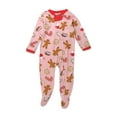 thumbnail image 1 of Honest Baby Organic Cotton Baby Boy/Girl Holiday Sleep N Play, Sizes Newborn - 6/9 Months, 1 of 5