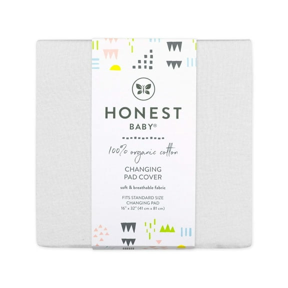 Honest Baby Organic Cotton Changing Pad Cover - Bright White