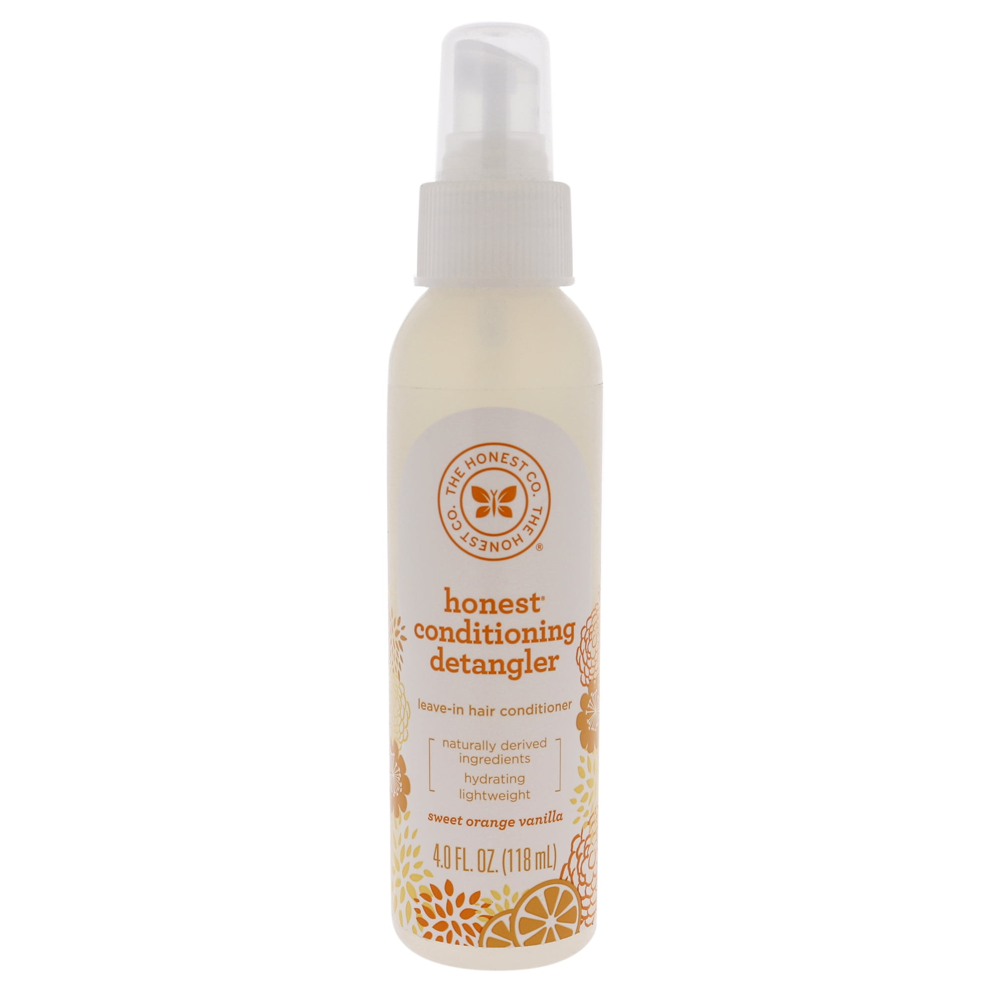 Honest Kid's Detangler Spray, Fragrance/Paraben Free Orange Vanilla