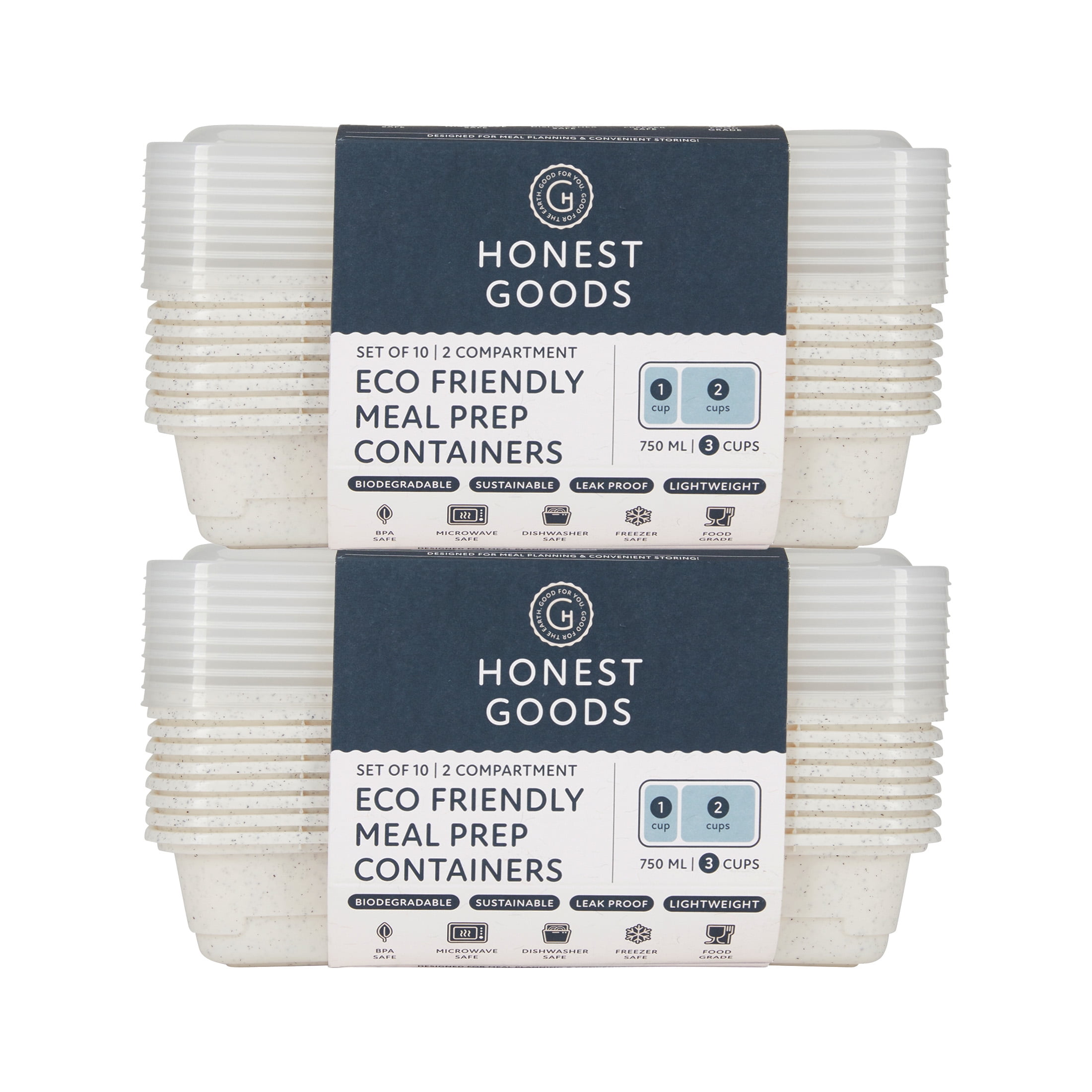 Honest Goods, Eco Friendly Meal Prep Containers, Meal Prep Containers