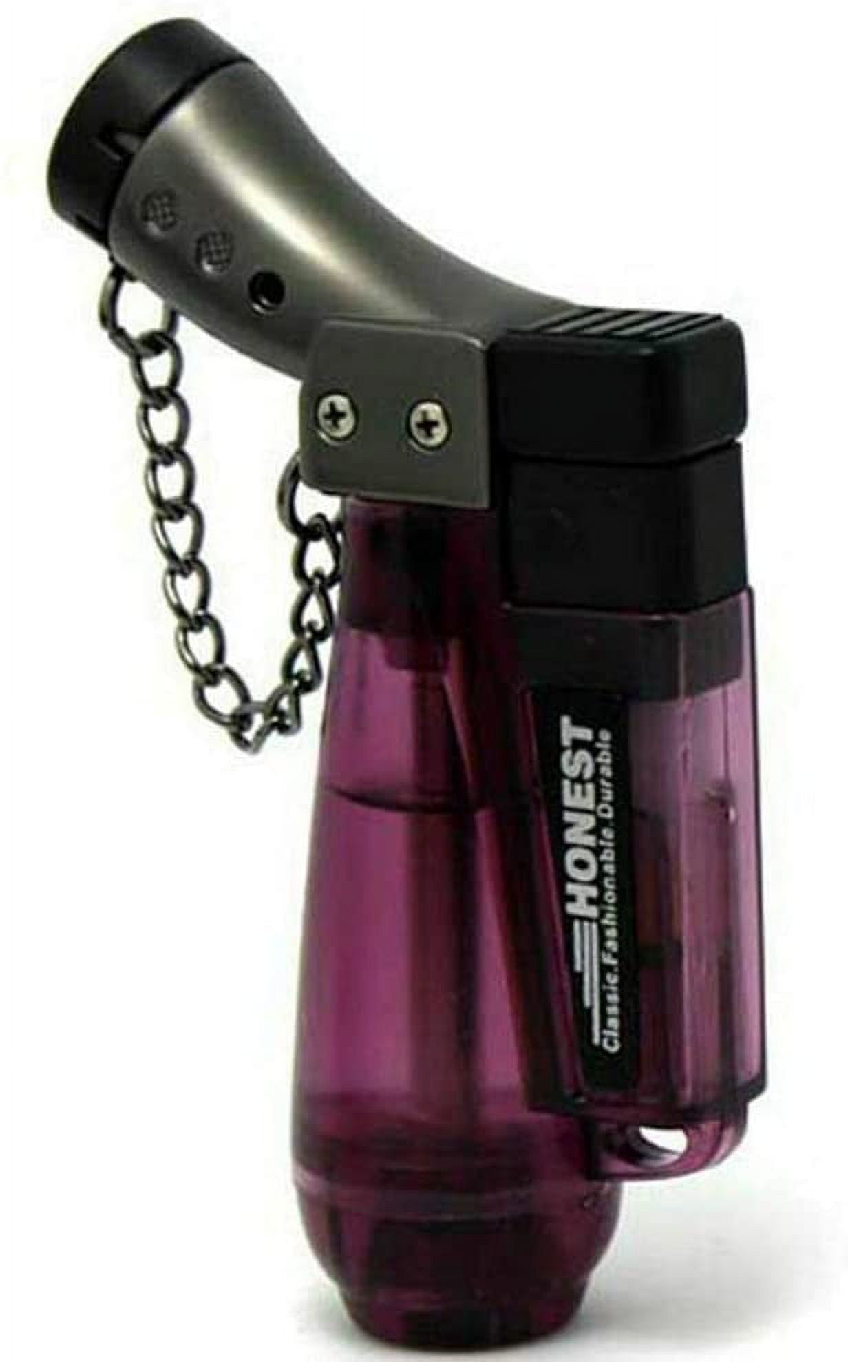 TORCH TORCH TEMPET LIGHTER - GAS RECHARGEABLE - ADJUSTABLE - RANDOM COLOR