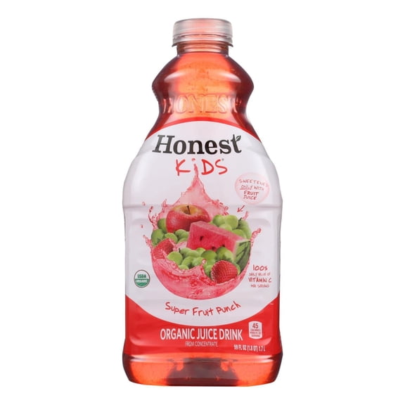Honest Kids Honest Kids Super Fruit Punch - Fruit Punch - Case of 8 - 59 Fl oz.