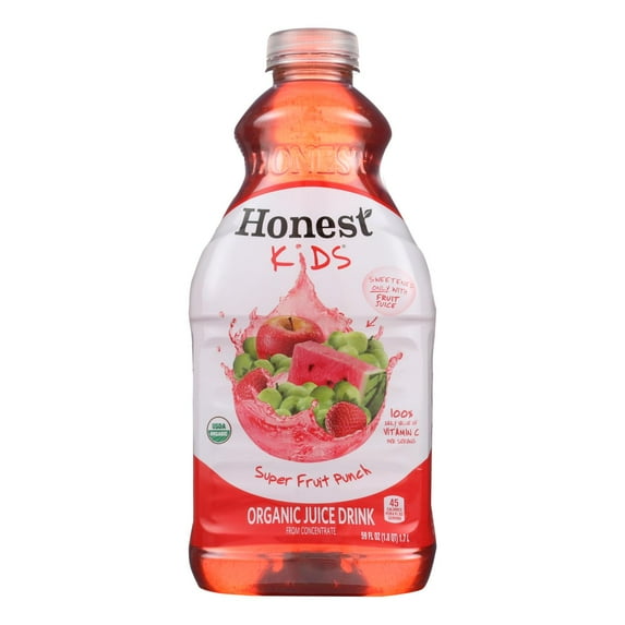 Honest Kids Honest Kids Super Fruit Punch - Fruit Punch - Case of 8 - 59 Fl oz.