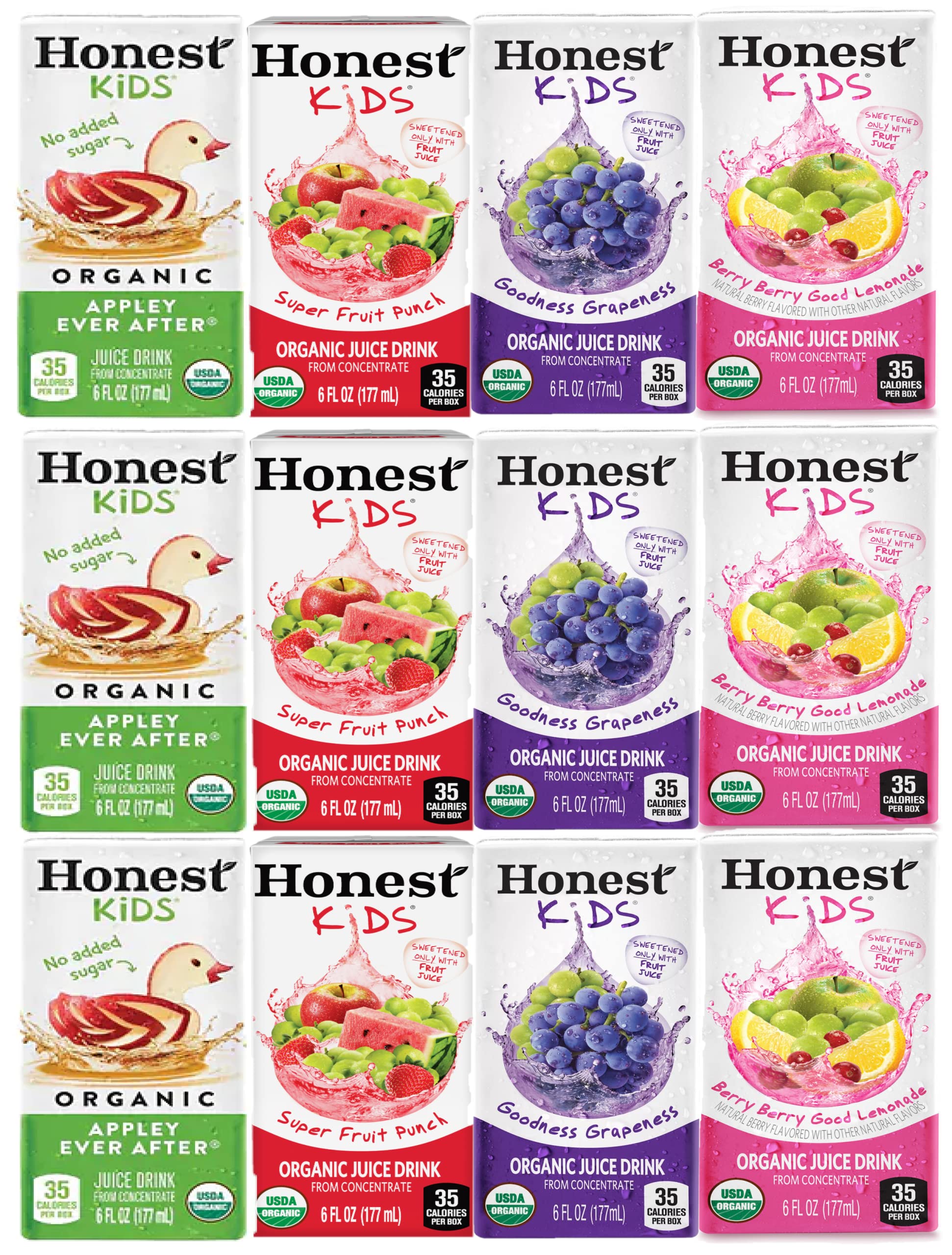 Honest Kids Juice Boxes Refreshing and Nutritious Pack of 20 for the