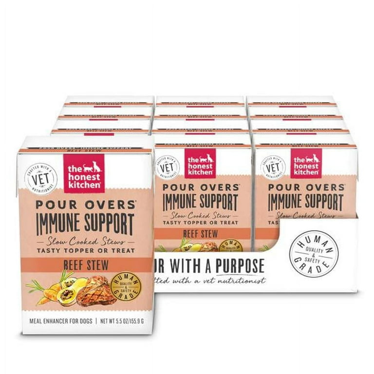 Honest Kitchen Pour Over Immunity Beef 5.5oz Honest Kitchen Pour Over Immunity Beef 5.5oz