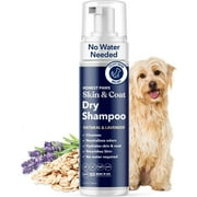 Honest Paws Dog Dry Shampoo - Waterless No Rinse Foaming Formula - 6.3 oz