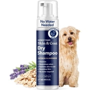 Honest Paws Dog Dry Shampoo - Waterless No Rinse Foaming Formula - 6.3 oz