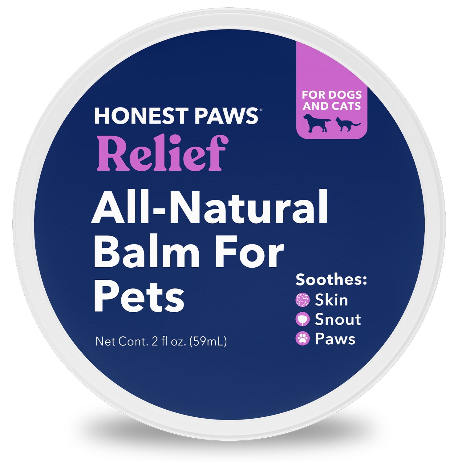 Honest Paws Dog Paw Balm All Natural All Weather Foot Butter Heals