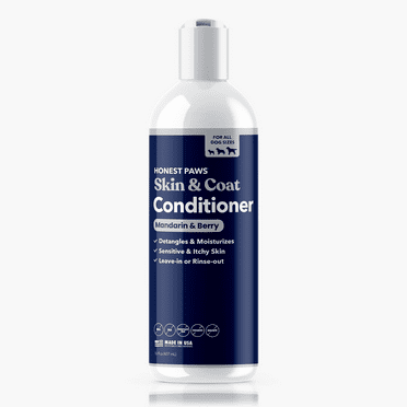 Honest Paws Dog Skin & Coat Conditioner, 16 oz Mango & Berry