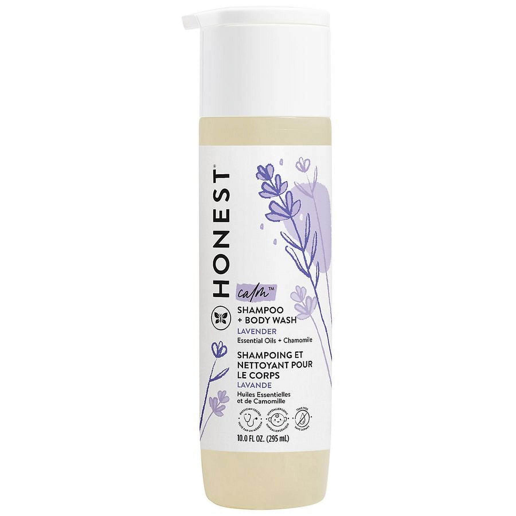 Honest Shampoo + Body Wash Dreamy Lavender 10.0 Fl Oz Pack of 2