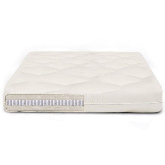 Honest Sleep TranquilNest Vegan Chemical Free Reversible Micro-Coil & PLA Medium Firm 8" Mattress - Cal King