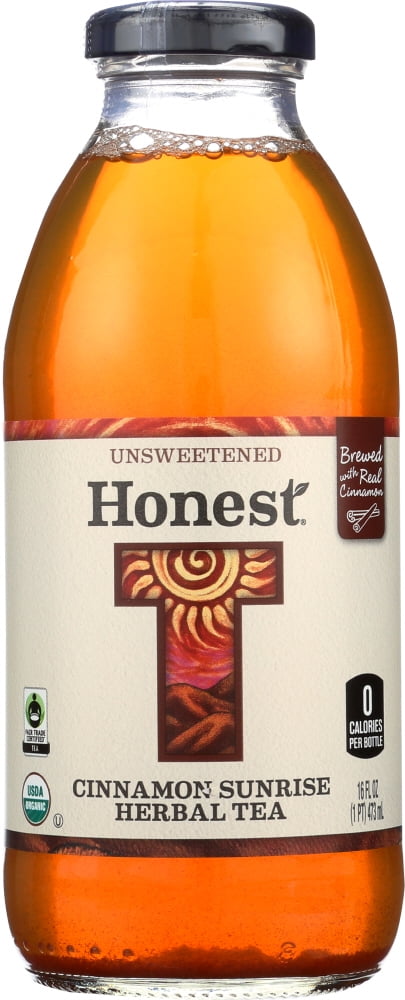 Honest Tea 16 fl oz, Tea, Bottled, Organic, Cinnamon Sunrise, Herbal ...