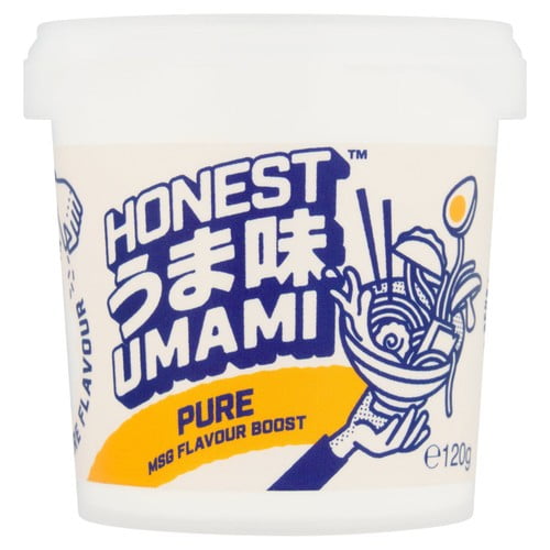 Honest Umami Pure MSG flavour boost 120g, British Import (Pack of 2)