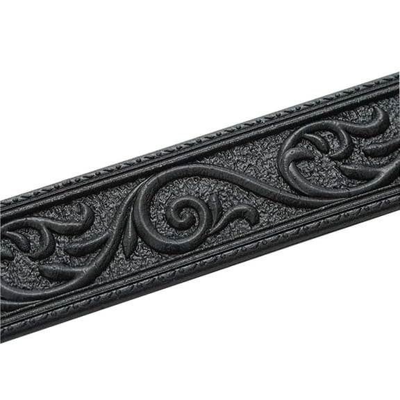 HonestMatter 3D Pattern Wallpaper Border Peel and Stick Wall Trim Self Adhesive Wall Baseboard Removable Decor for Living Room and Bathroom 1PC