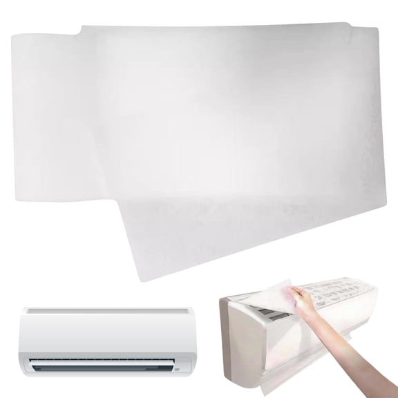 HonestMatter AC Filter, Air Conditioner Replacement Filter, Air Vent Filter, 10 Pack 31.5x7.9 Inch Cuttable Self-Adhesive Dust Proof Filter, White