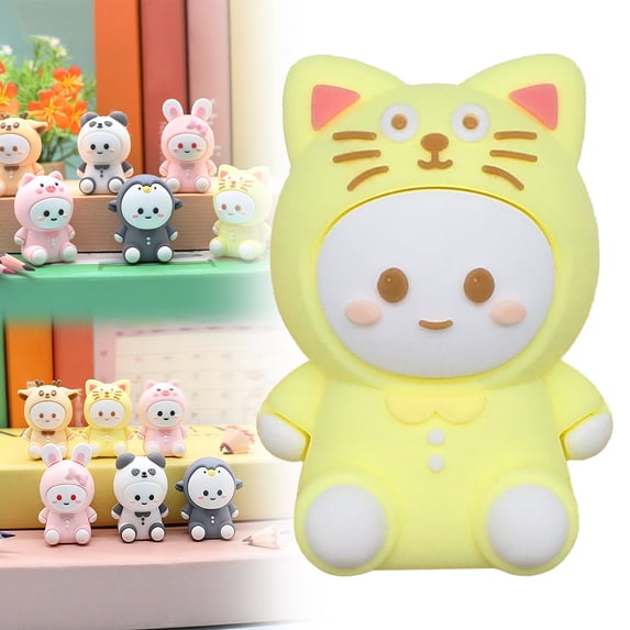 HonestMatter Animal Pencil Sharpener, Manual Pencil Sharpeners, Kawaii Office Stationery, Smooth Sharpening, for Office Desk, Home, Yellow Cat