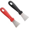 thumbnail image 1 of HonestMatter Cleaning Scraper, 5.7 Inch Stainless Steel Straight Blade with Handle, Multi-Purpose Metal Tool for Oven Stove Cooktop and Kitchen, Black, 1 Pack, 1 of 6