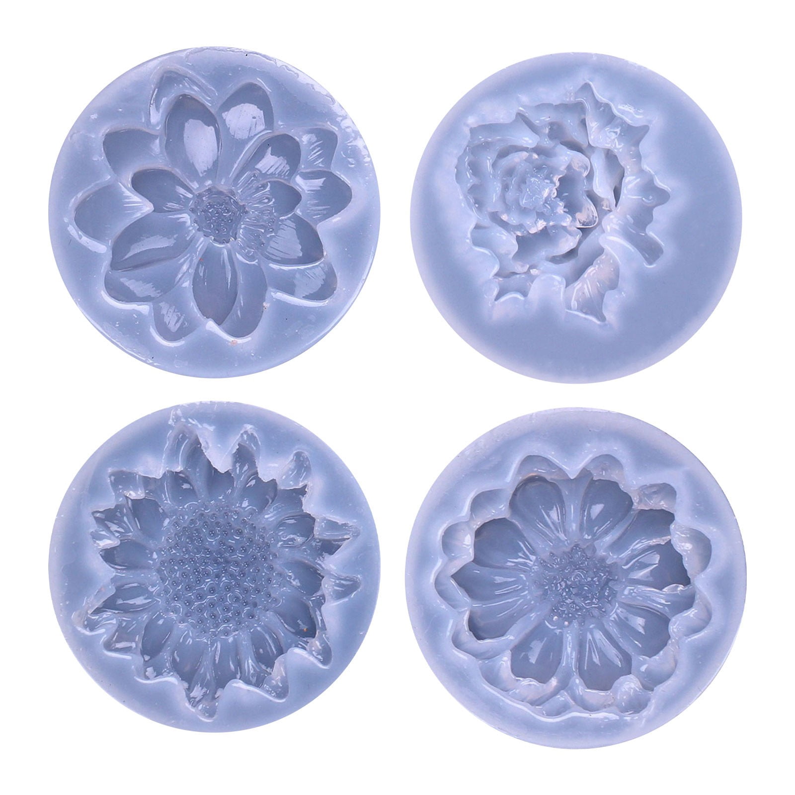 HonestMatter DIY Flower Craft Mold, Flexible Silicone Casting Form for ...