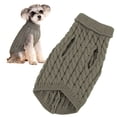 thumbnail image 1 of HonestMatter Dog Sweater, Dog Clothes for Small Dogs, Pet Clothing with Soft Cotton, Warm Winter Coat for Medium Dogs, Easy On Off Sleeveless Design, Dark Gray, Size M, 1 of 7