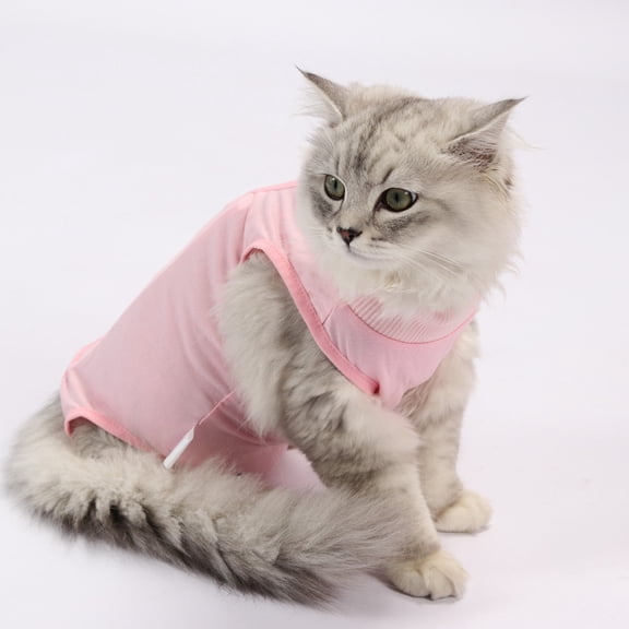 HonestMatter Full Cover Recovery Onesie for Pets - Snuggly Vest After Operation for Dogs Cats, Alternative to Cone for Abdominal Weaning and Healing